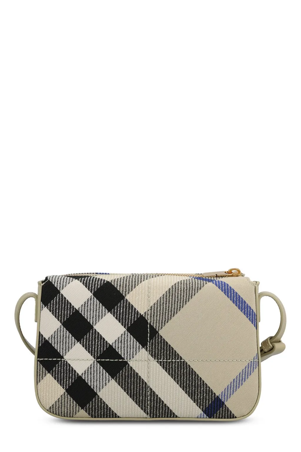 Snip Check Pattern Crossbody Bag