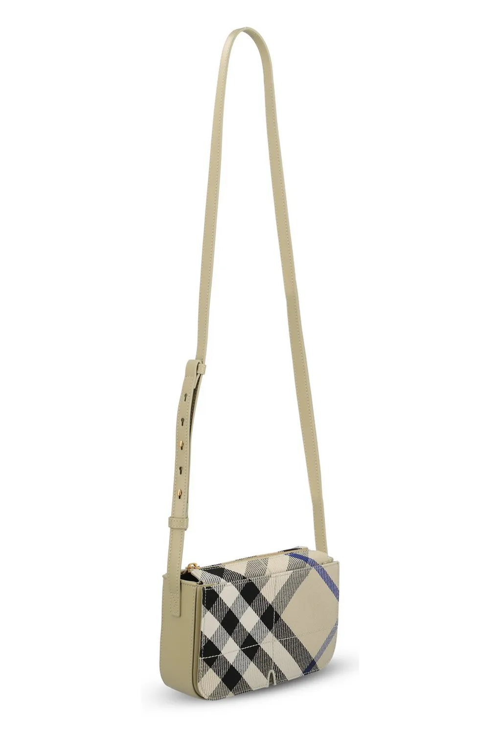 Snip Check Pattern Crossbody Bag