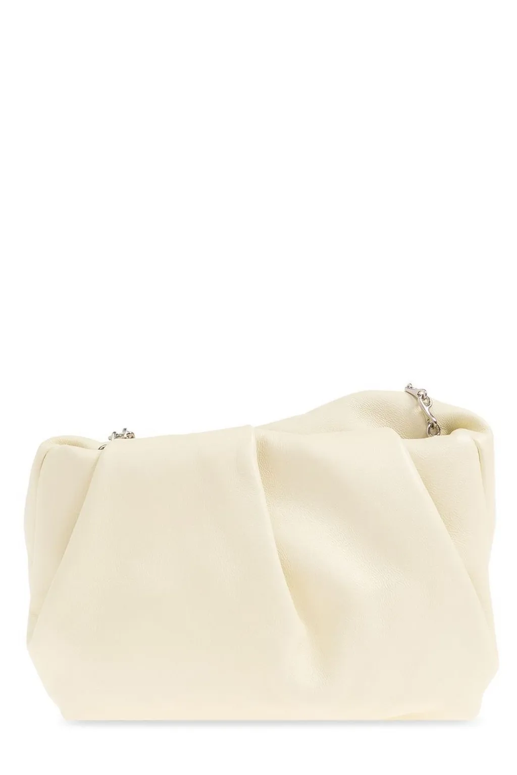 3D Rose Chain-Linked Clutch Bag