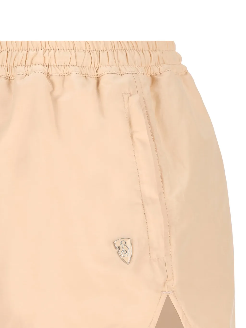 Logo Plaque Elasticated Waistband Shorts