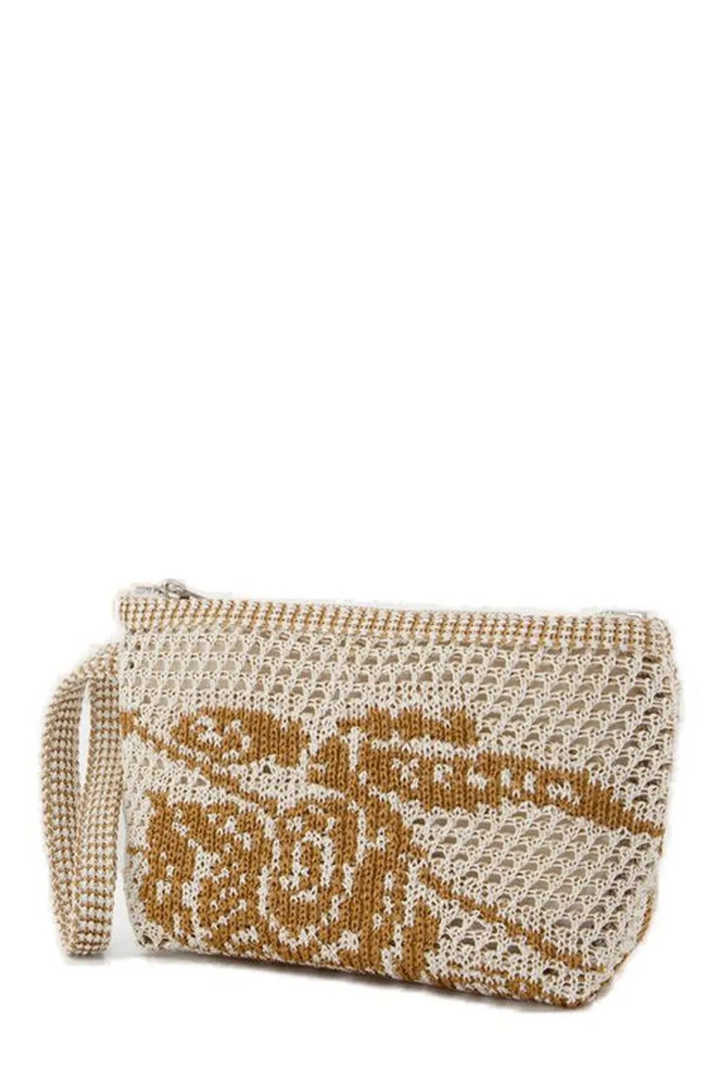 Ekd Jacquard Zipped Pouch