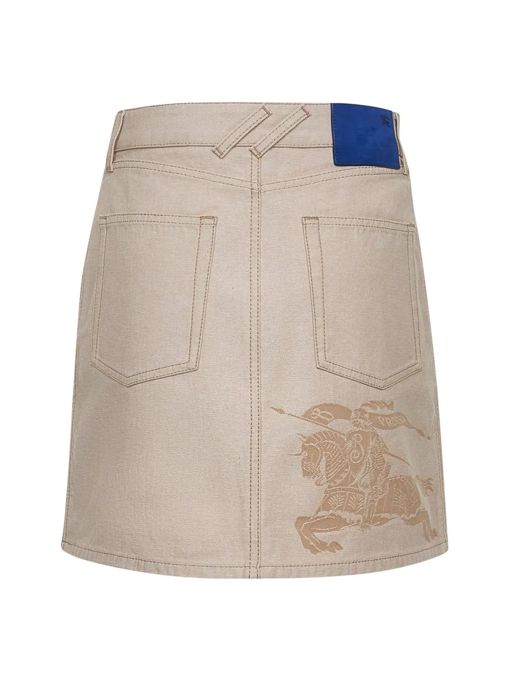 Equestrian Knight Denim Mini Skirt