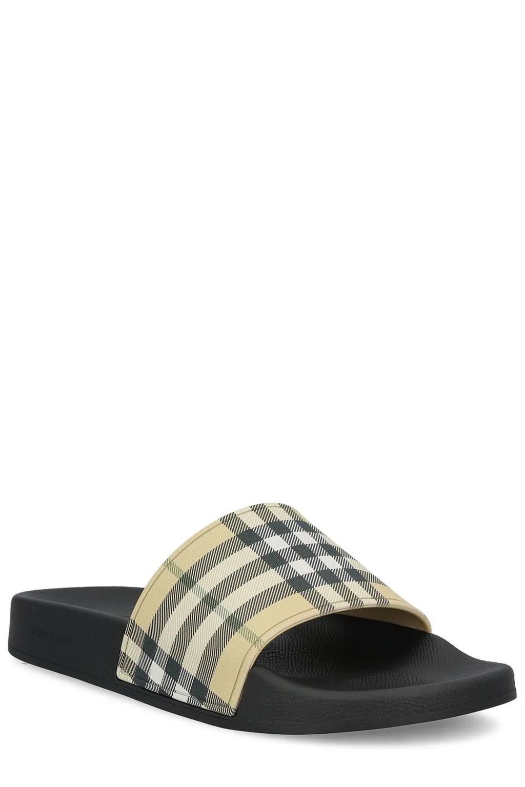 Checked Slip-On Slippers