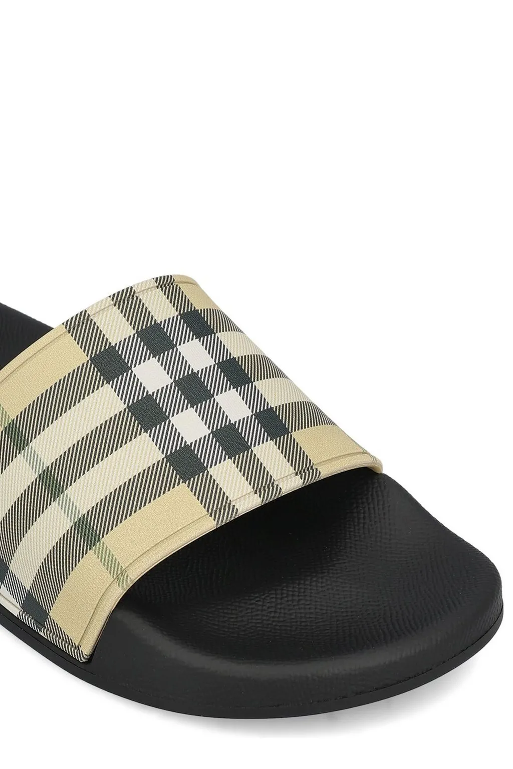 Checked Slip-On Slippers