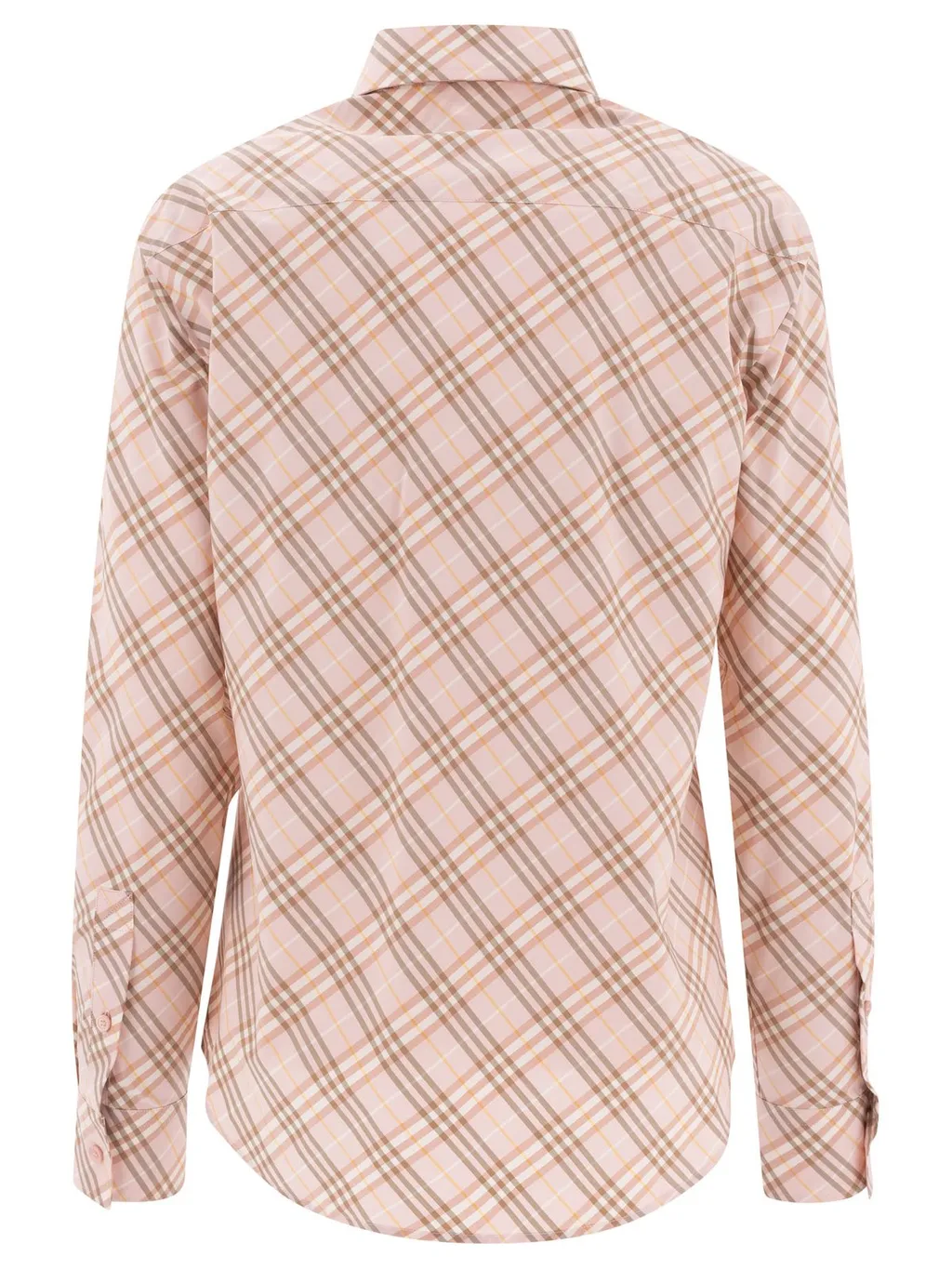 Logo Embroidered Checkered Shirt