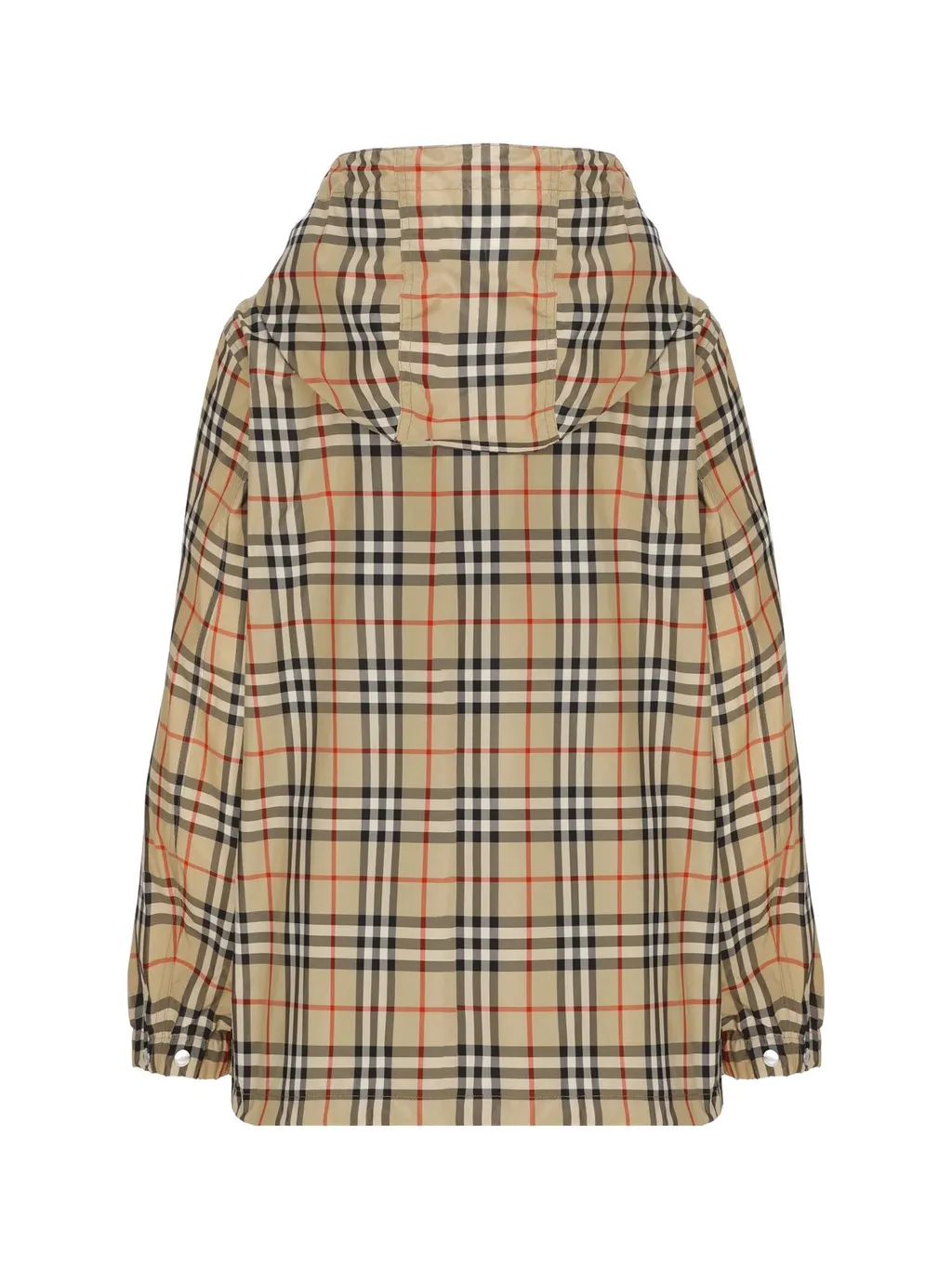 Checked Hooded Jacket