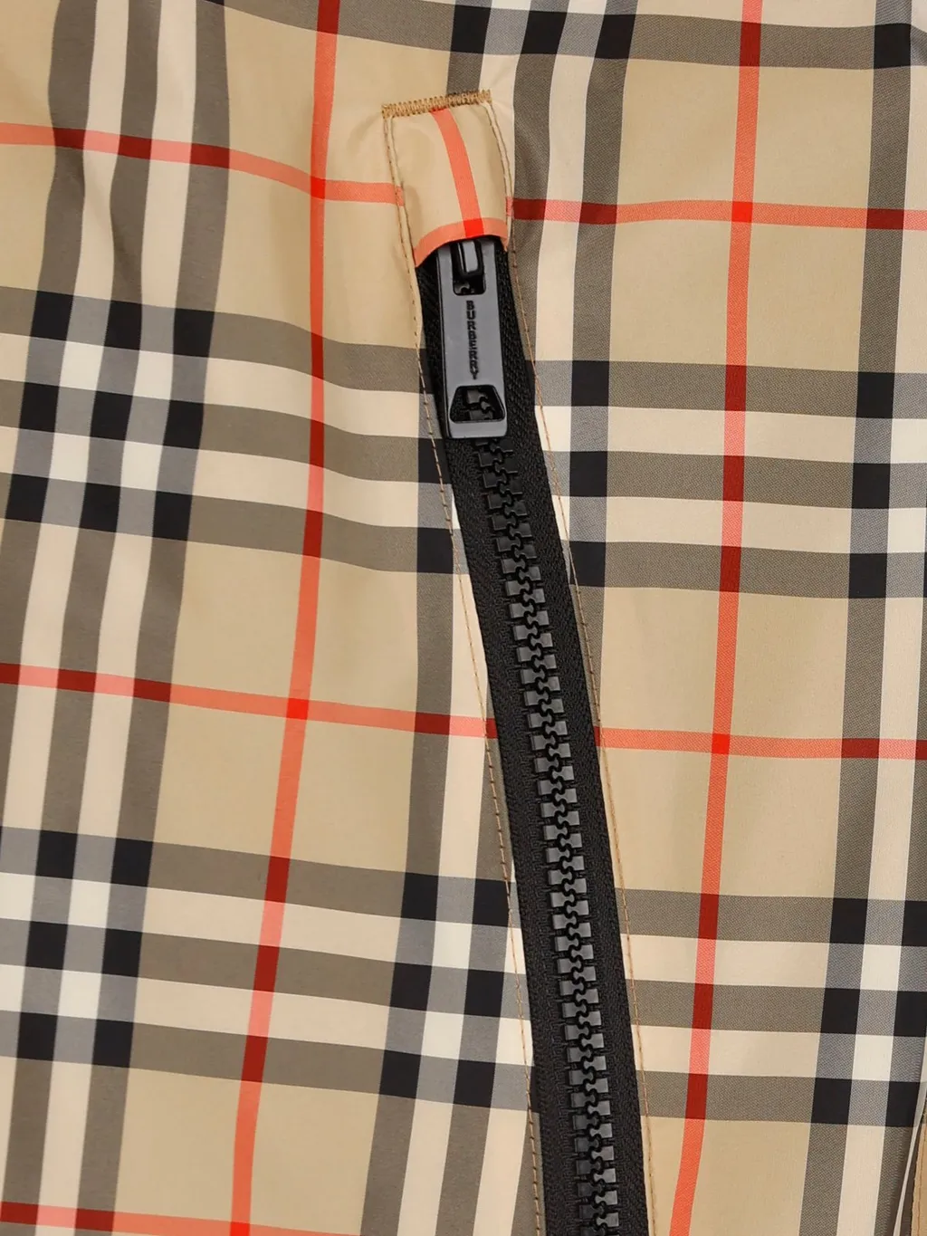 Checked Hooded Jacket