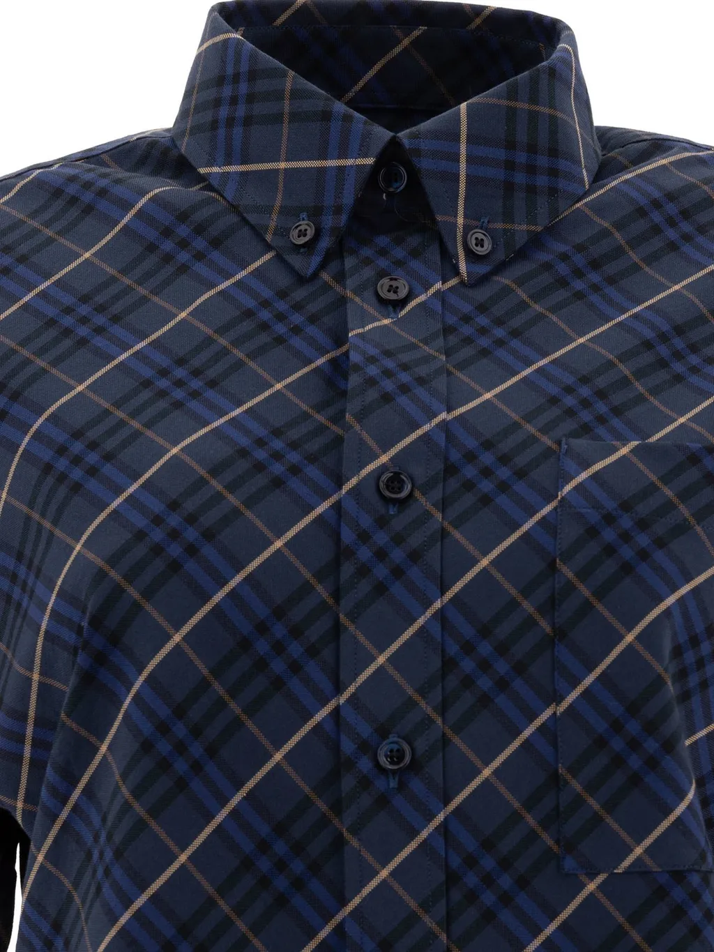 Checked Short-Sleeved Shirt