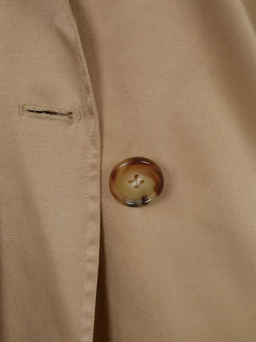Cold-Shoulder Button-Detailed Blouse