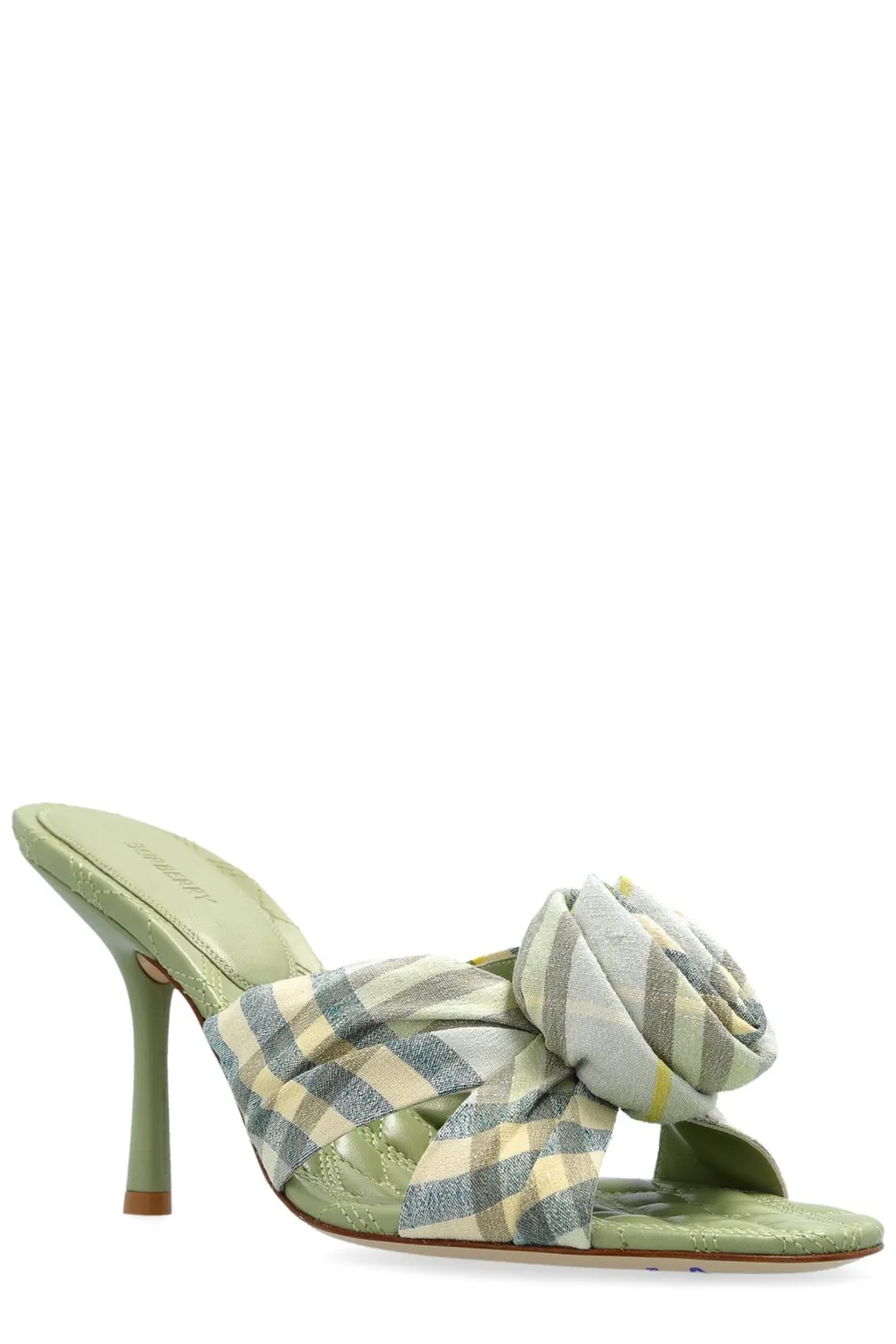 Mews Checked Heeled Sandals