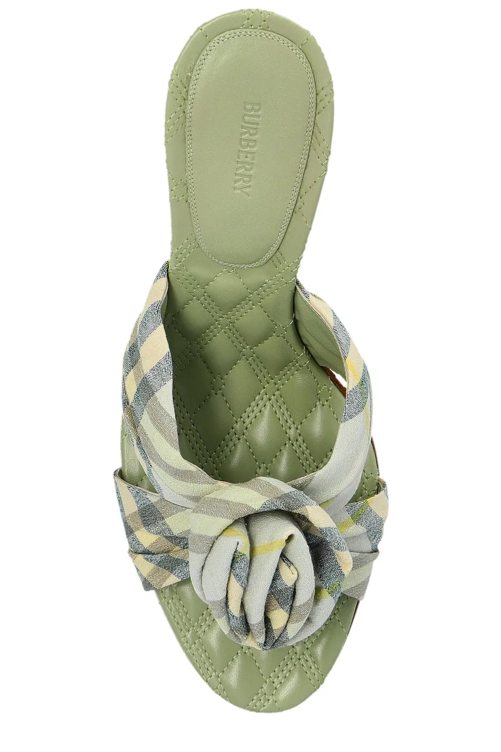 Mews Checked Heeled Sandals