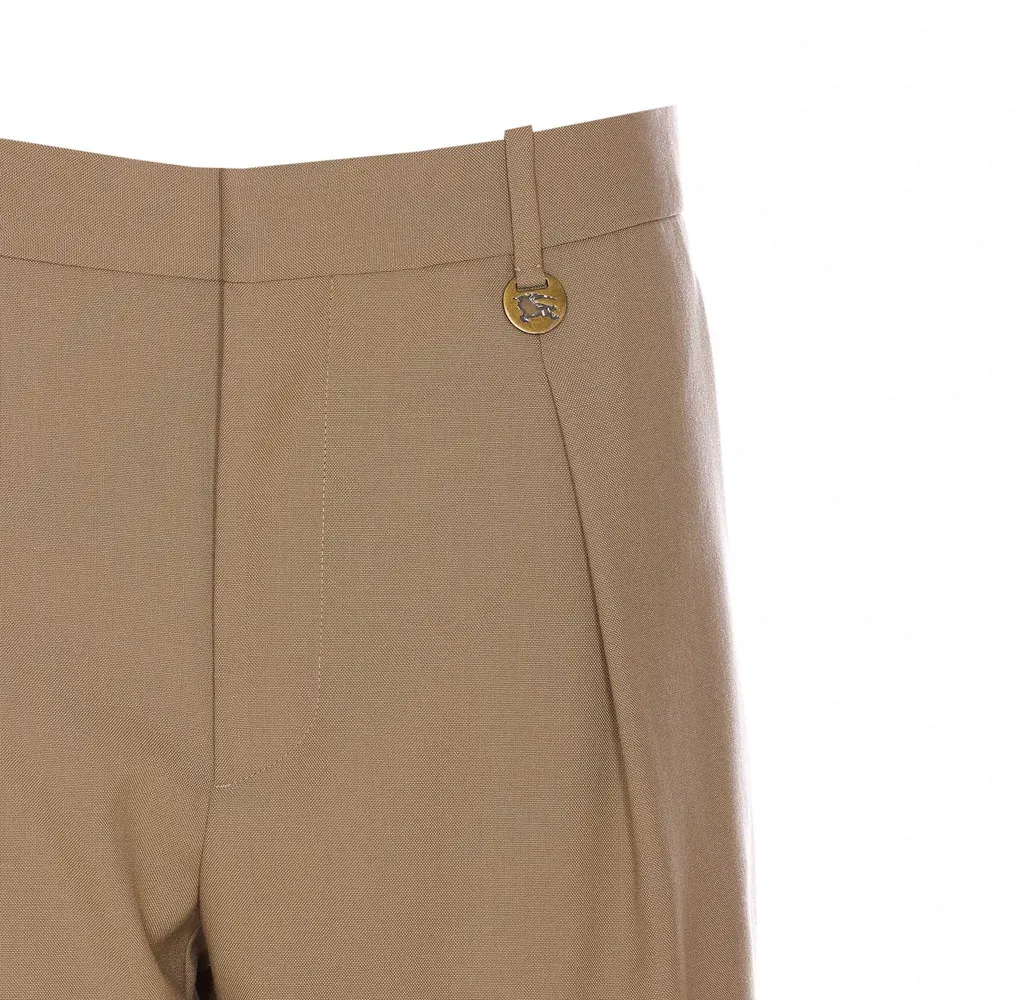 Logo Detailed Tailored Shorts