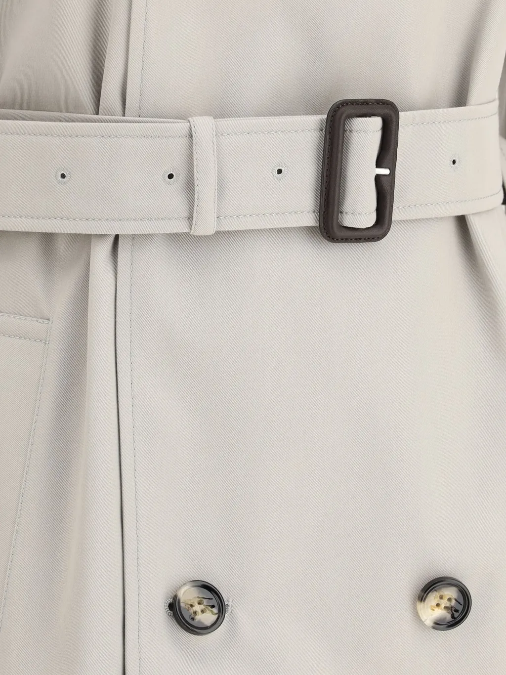 Double Breasted Belted Trench Coat