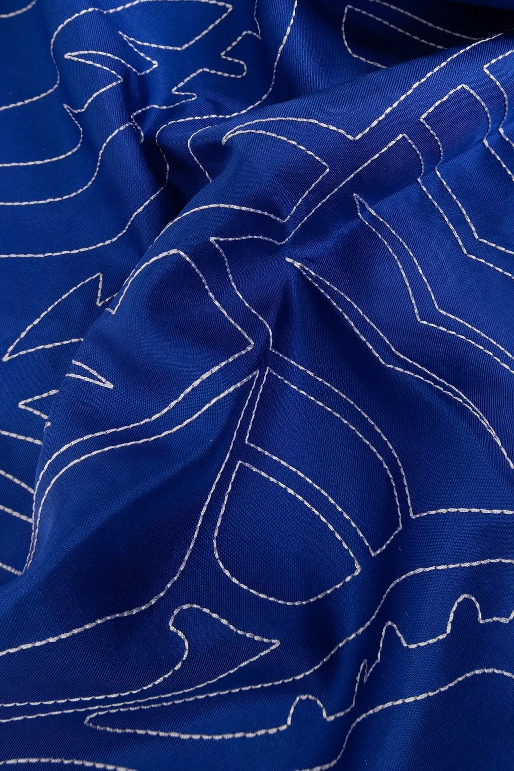 Equestrian Knight Motif Finished-Edge Scarf