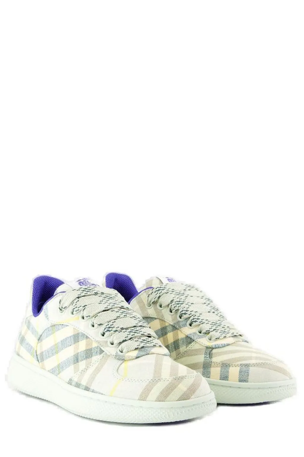 Terrace Checked Lace-Up Sneakers