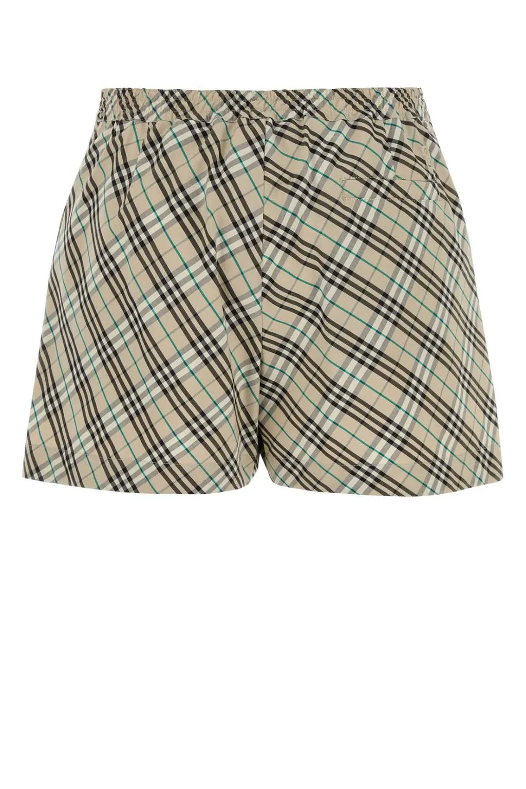 Vintage Checked Drawstring Shorts