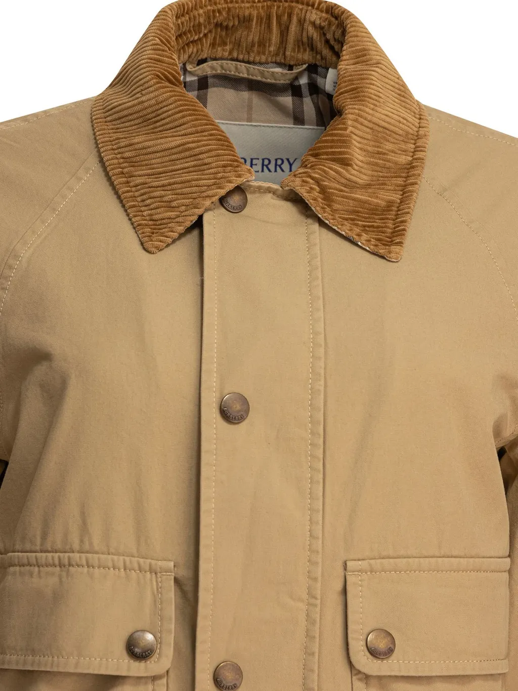 Press-Stud Cropped Jacket