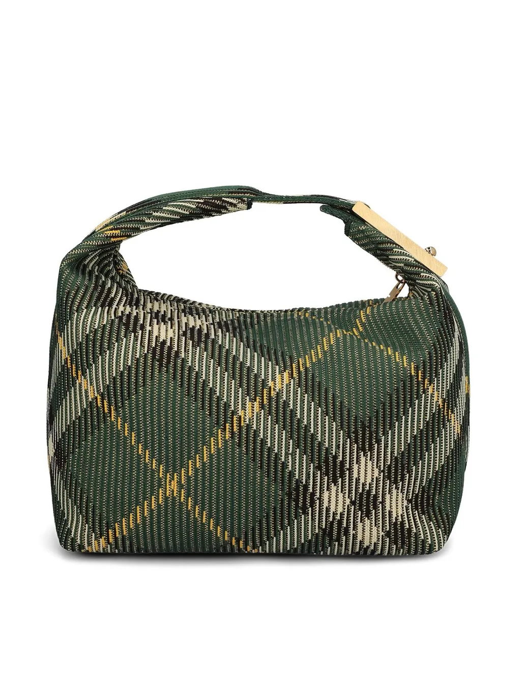 Medium Peg Check-Pattern Tote Bag