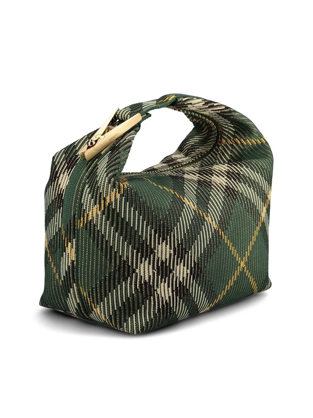 Medium Peg Check-Pattern Tote Bag