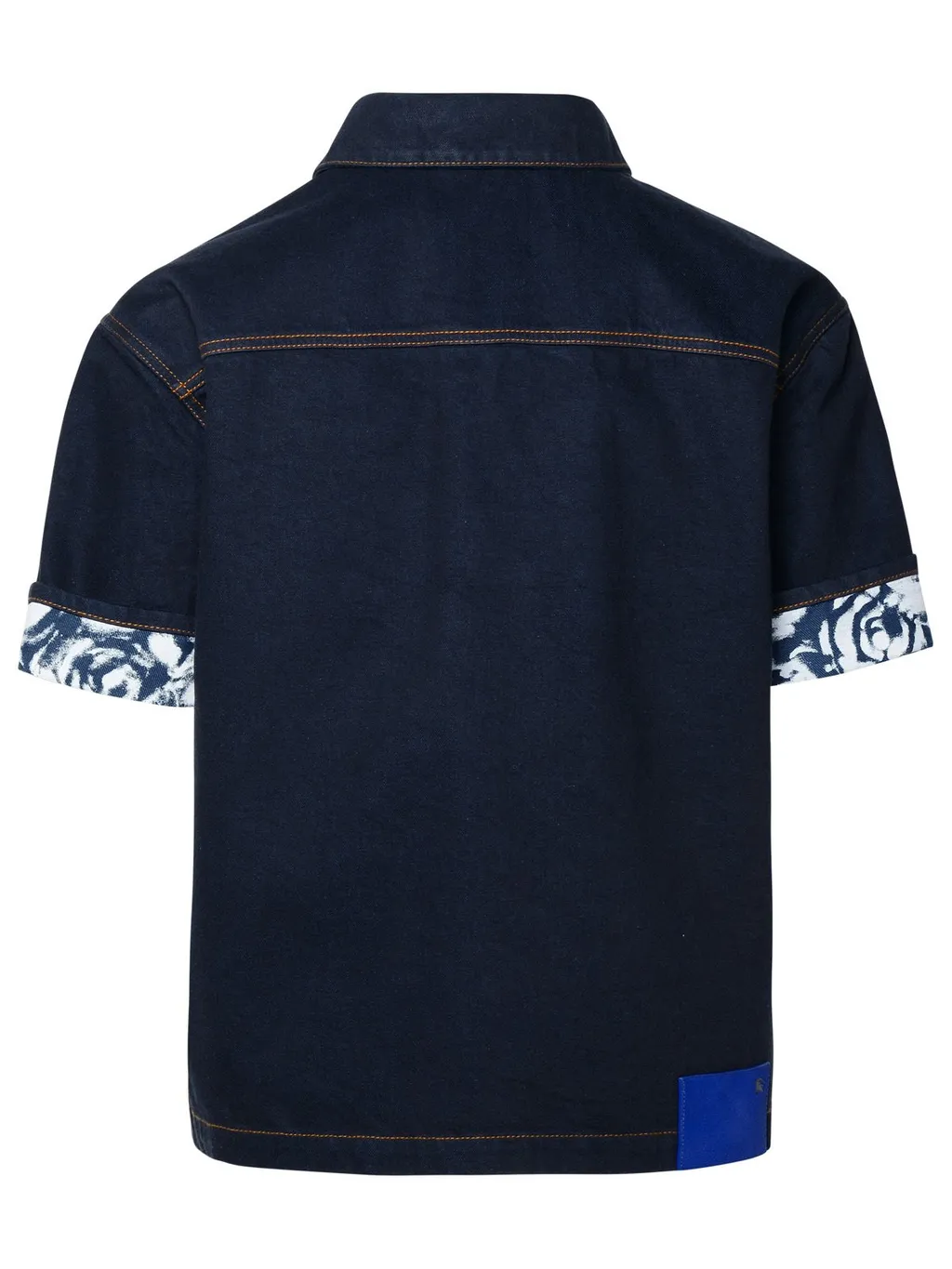 Heavyweight Logo-Patch Buttoned Denim Shirt