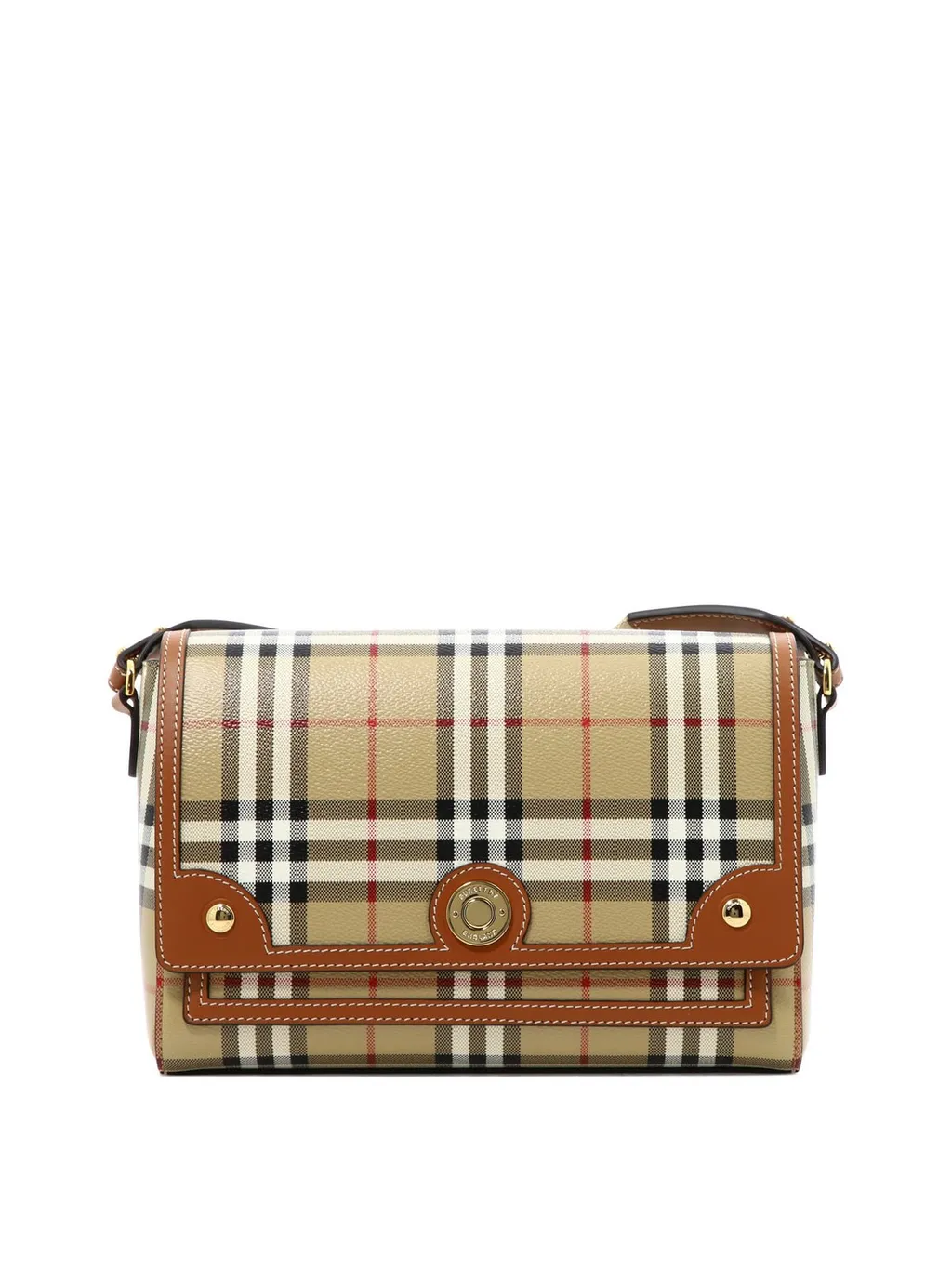 Note Checked Crossbody Bag