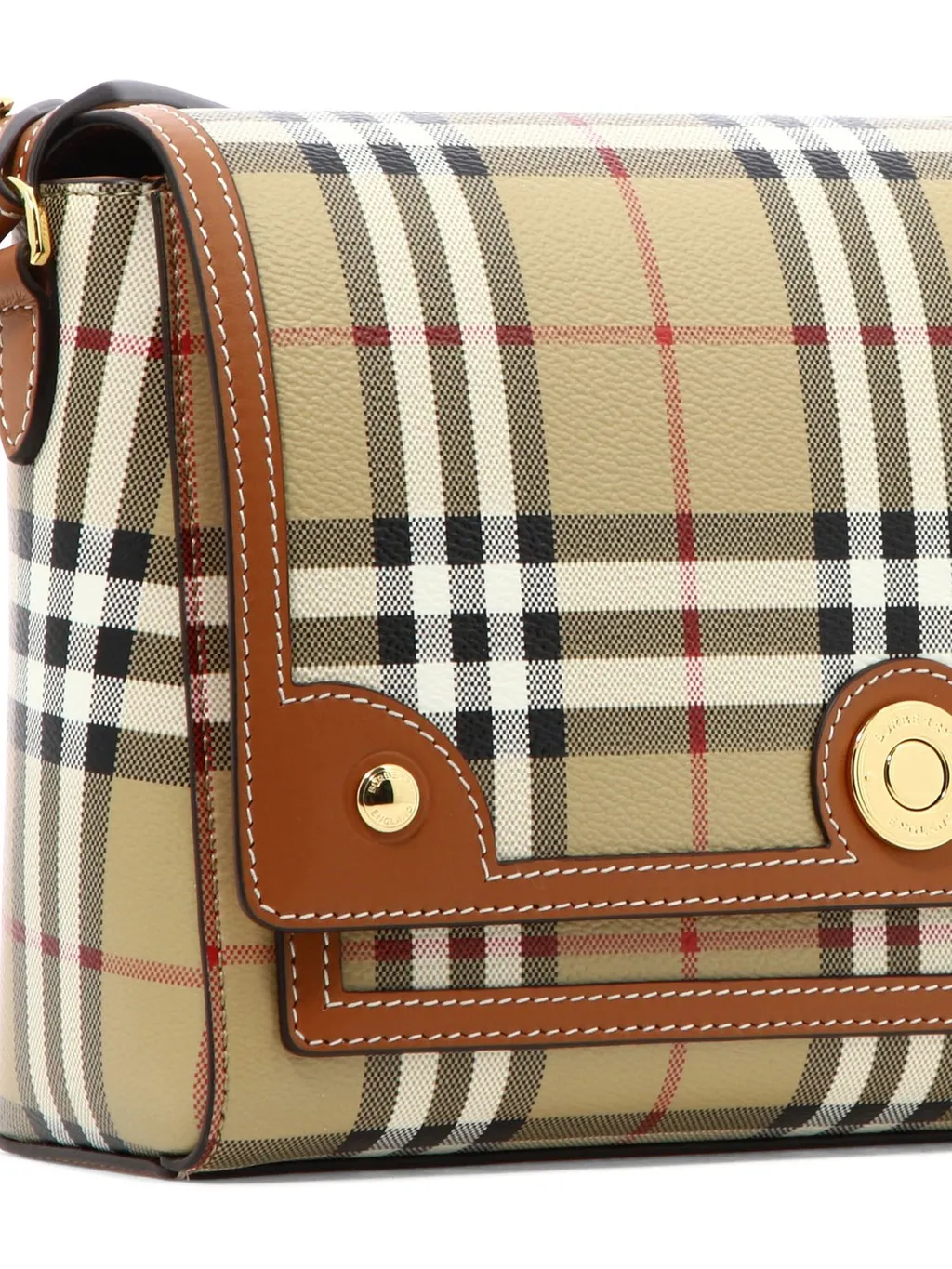 Note Checked Crossbody Bag