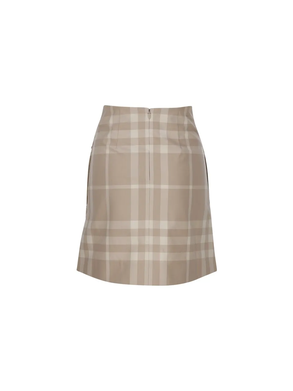 Check Printed Mini Skirt