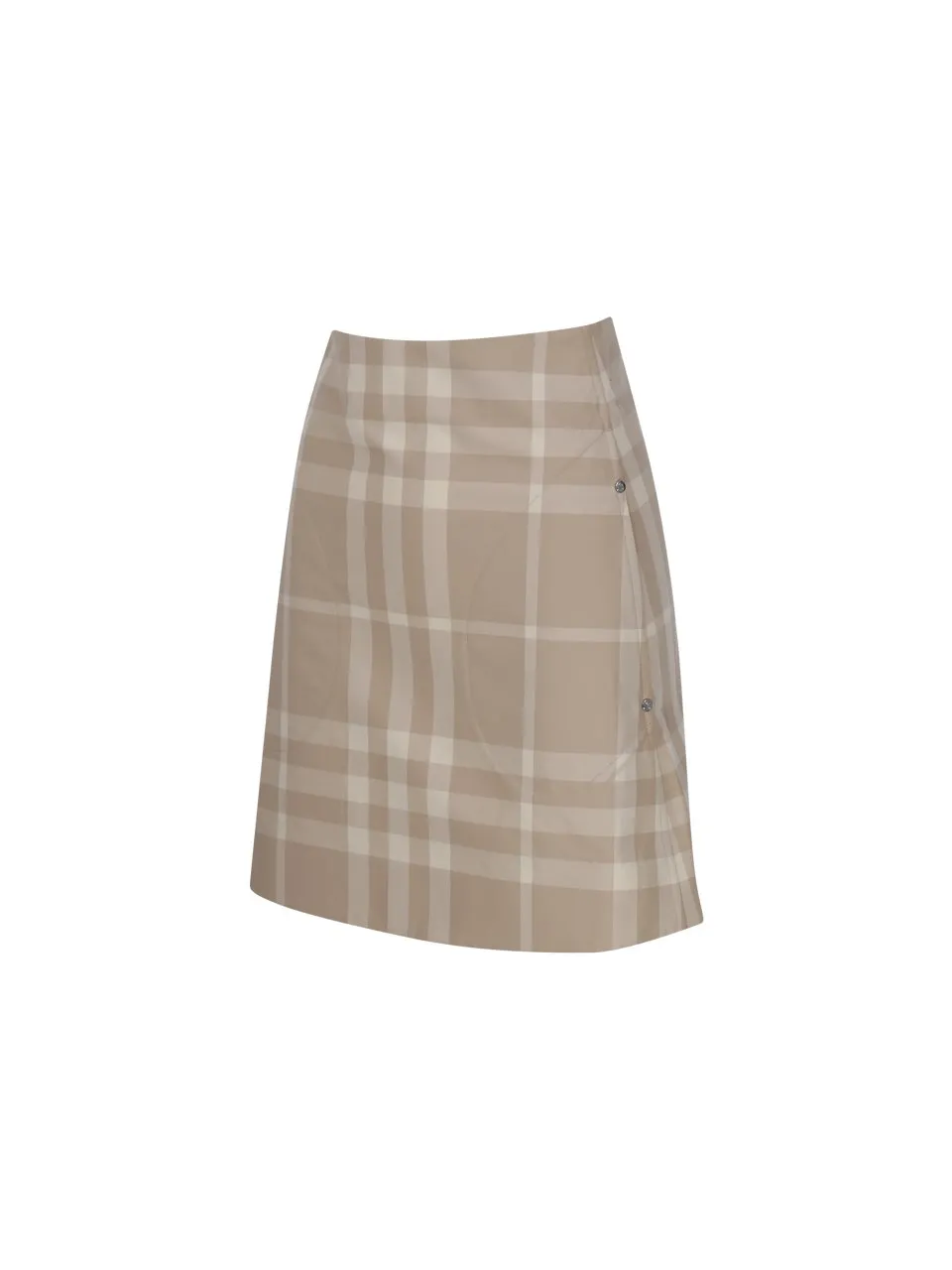 Check Printed Mini Skirt