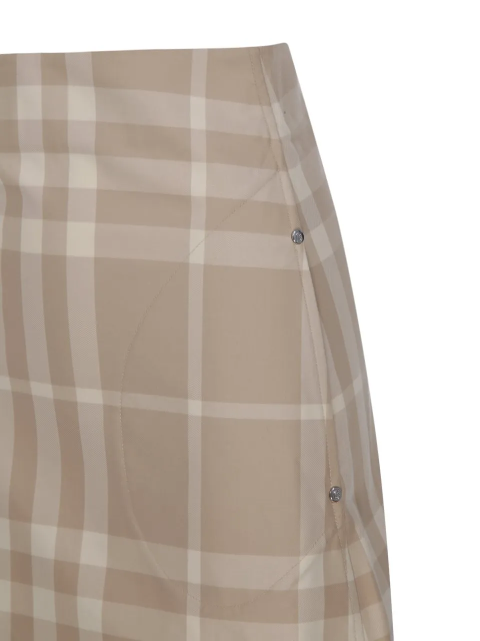 Check Printed Mini Skirt