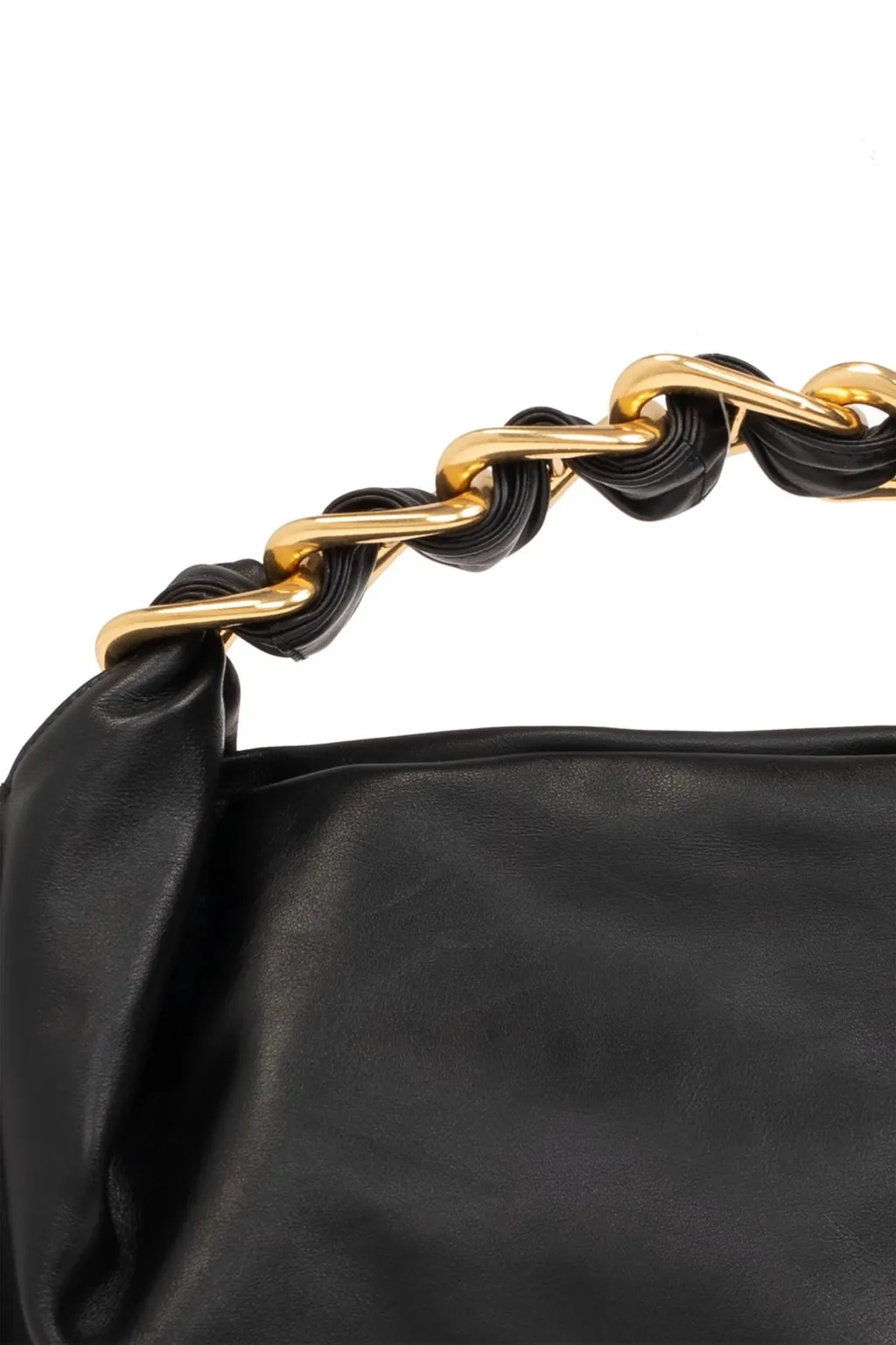 Medium Swan Chain-Linked Shoulder Bag