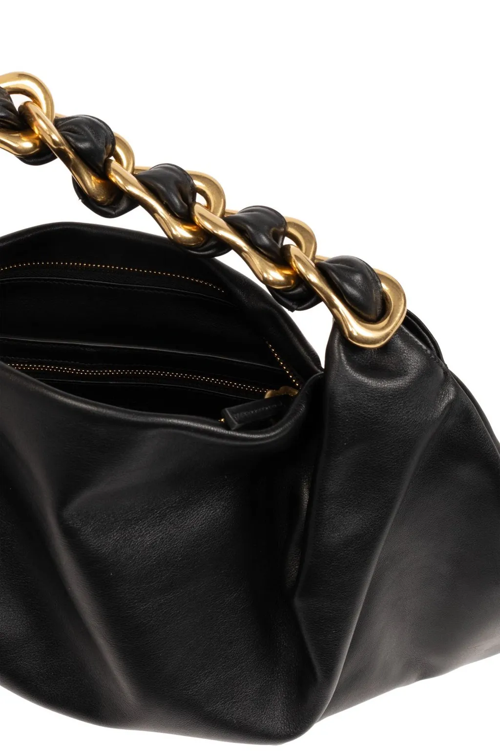 Medium Swan Chain-Linked Shoulder Bag