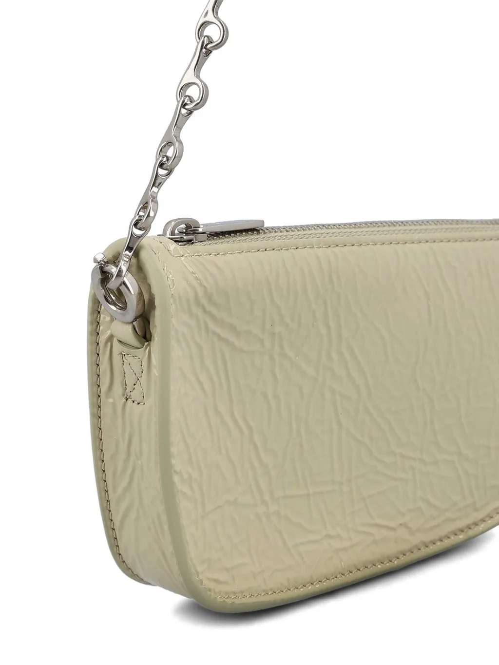 Asymmetric Chain-Linked Crossbody Bag