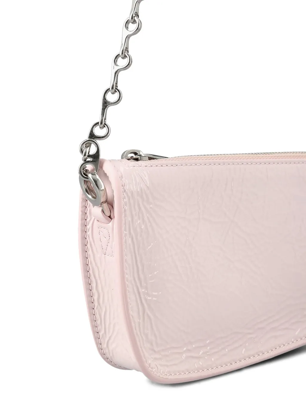 Asymmetric Chain-Linked Shoulder Bag