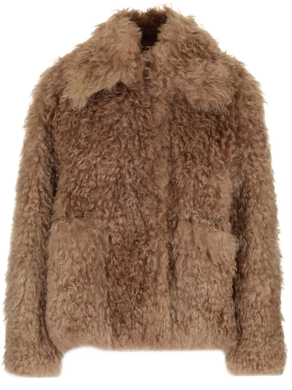 Concealed Fastened Textured Jacket