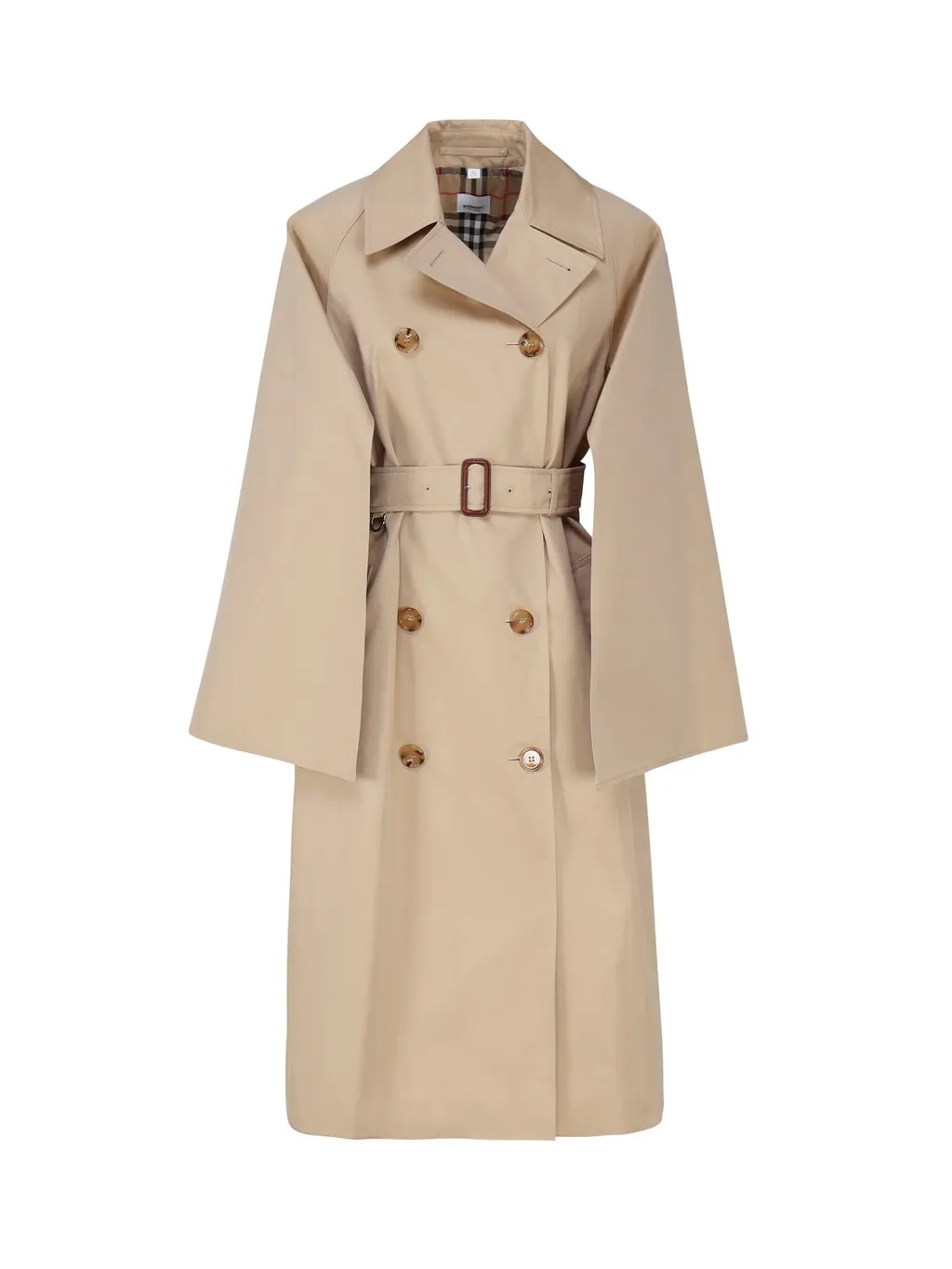 Double-Breasted Belted Coat