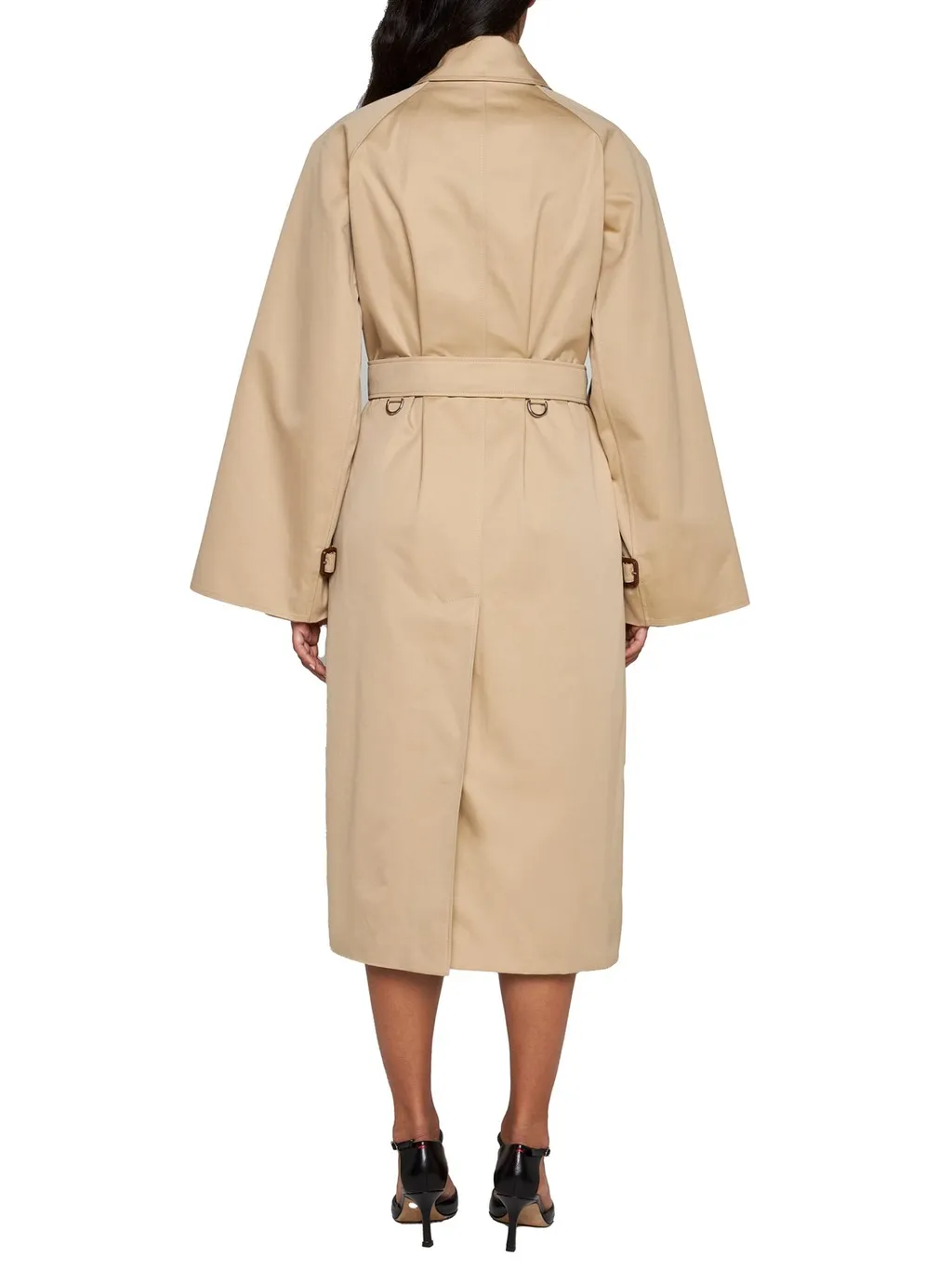 Double-Breasted Belted Coat