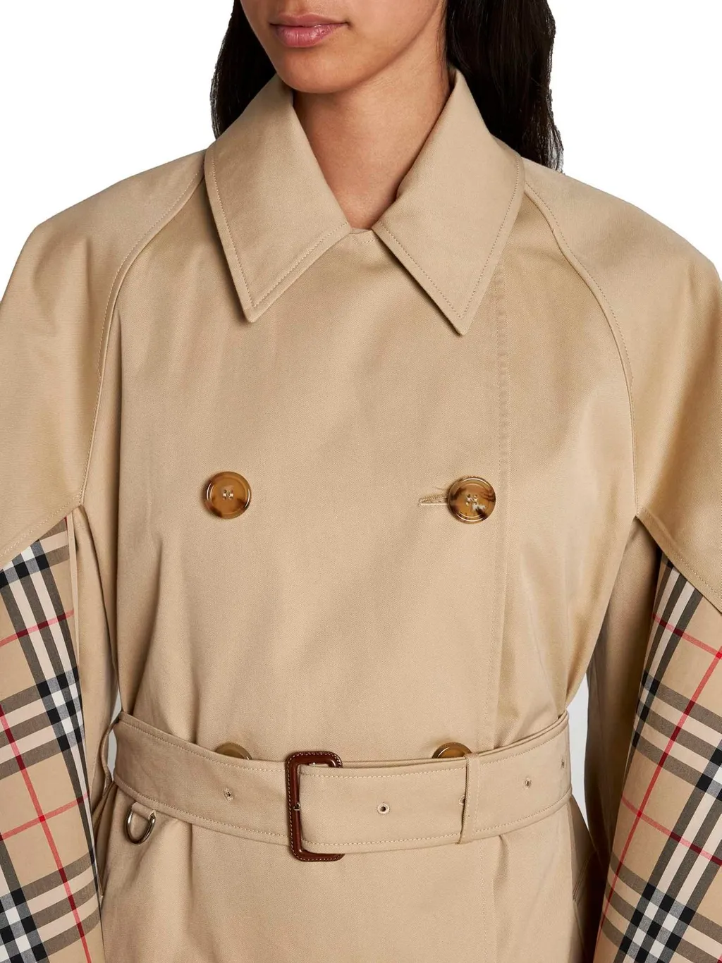 Double-Breasted Belted Coat