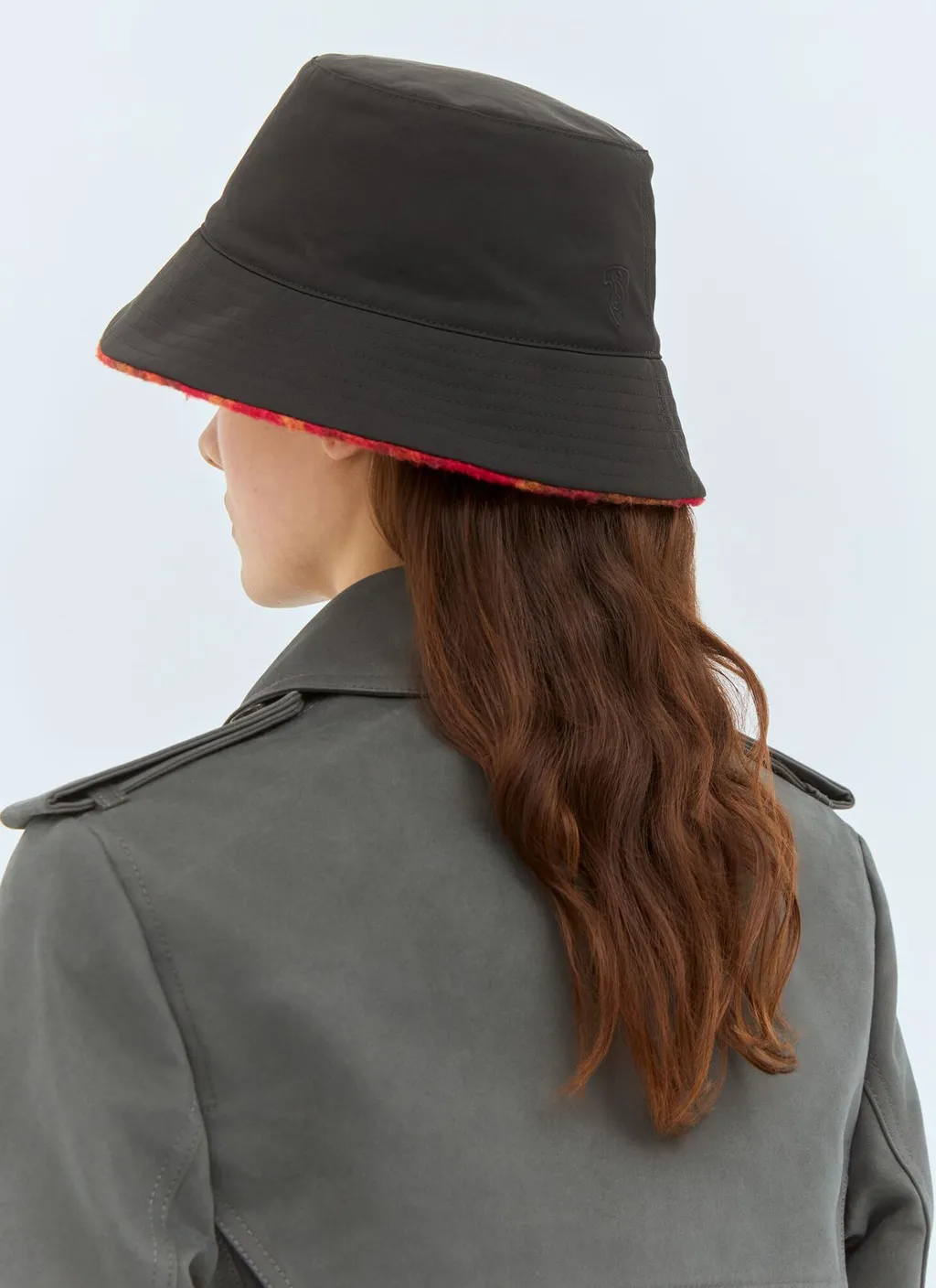 Reversible Check Fleece Hat