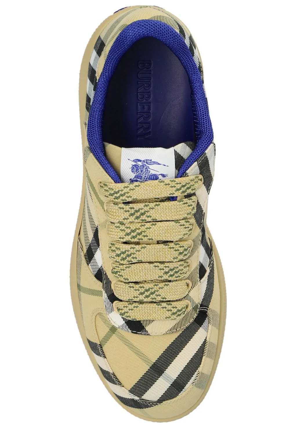 Terrace Checked Lace-Up Sneakers