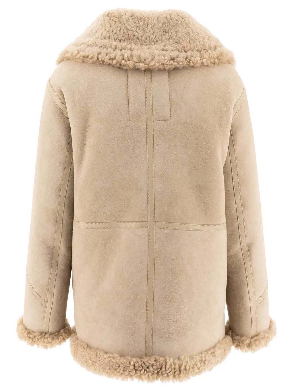 Shearling Zip-Up Jacket