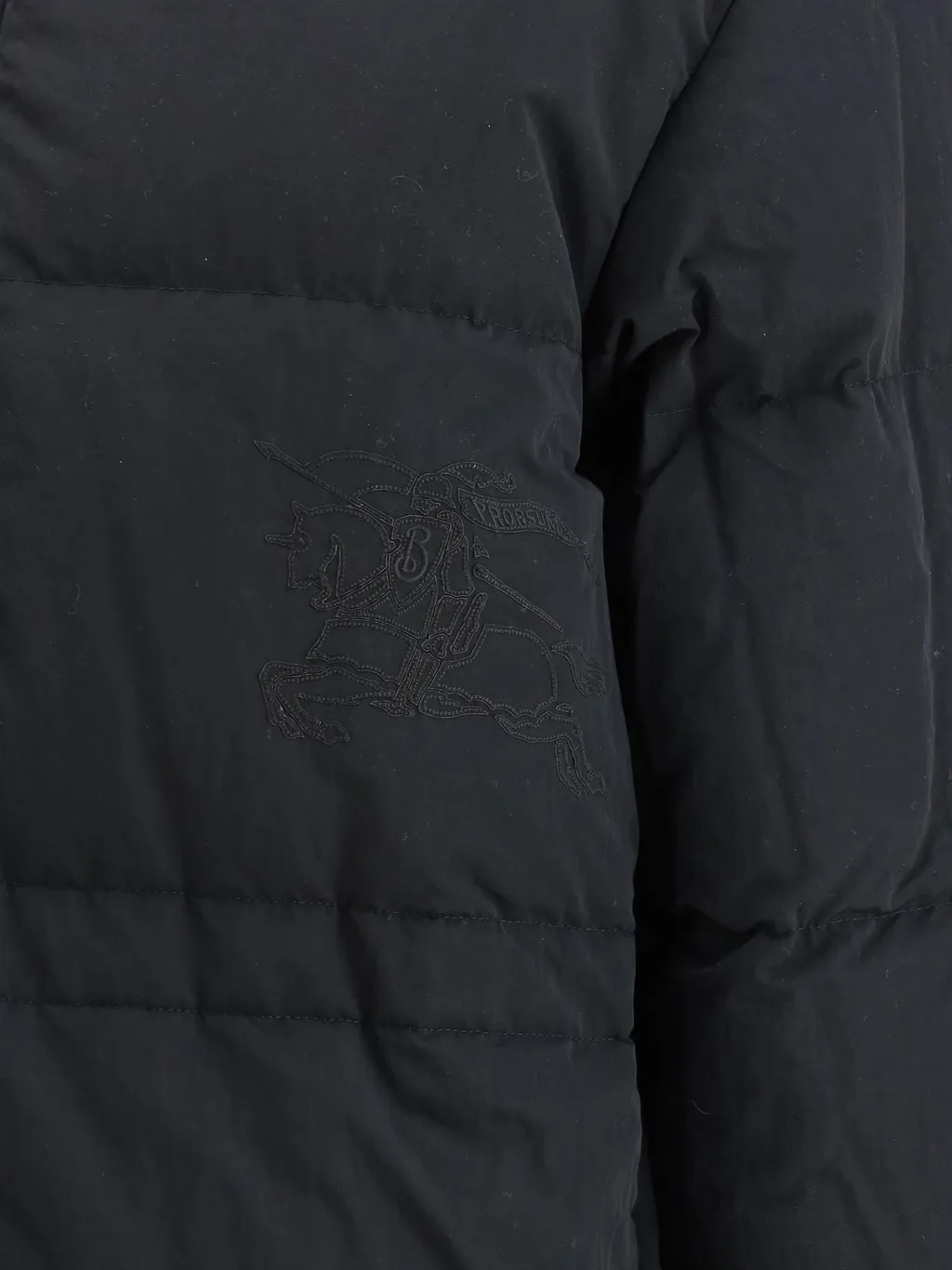 Checked Hooded Reversible Down Jacket