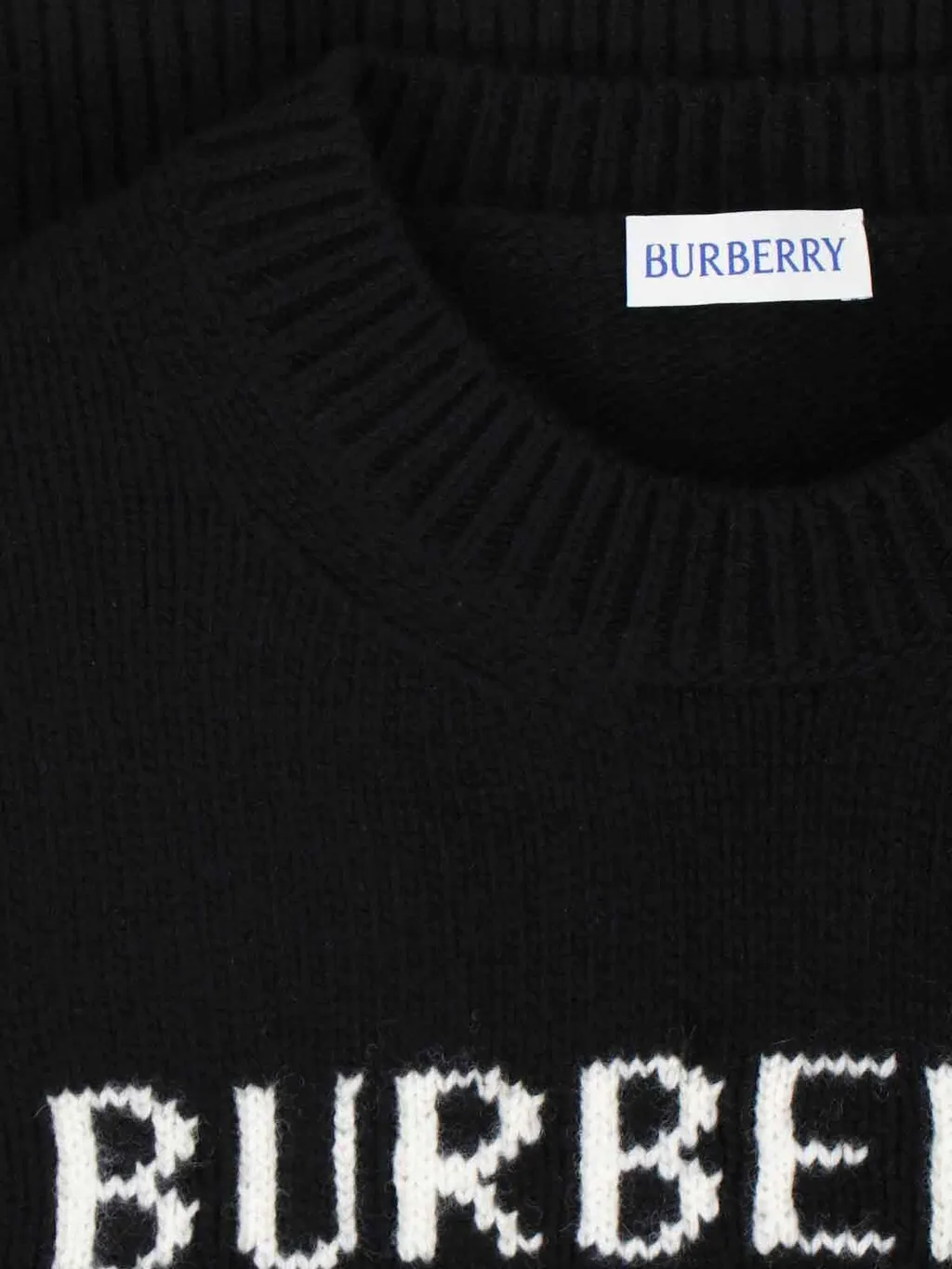 Equestrian Knight Intarsia-Knit Crewneck Jumper