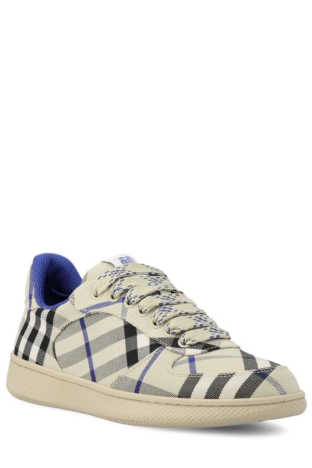 Terrace Checked Lace-Up Sneakers