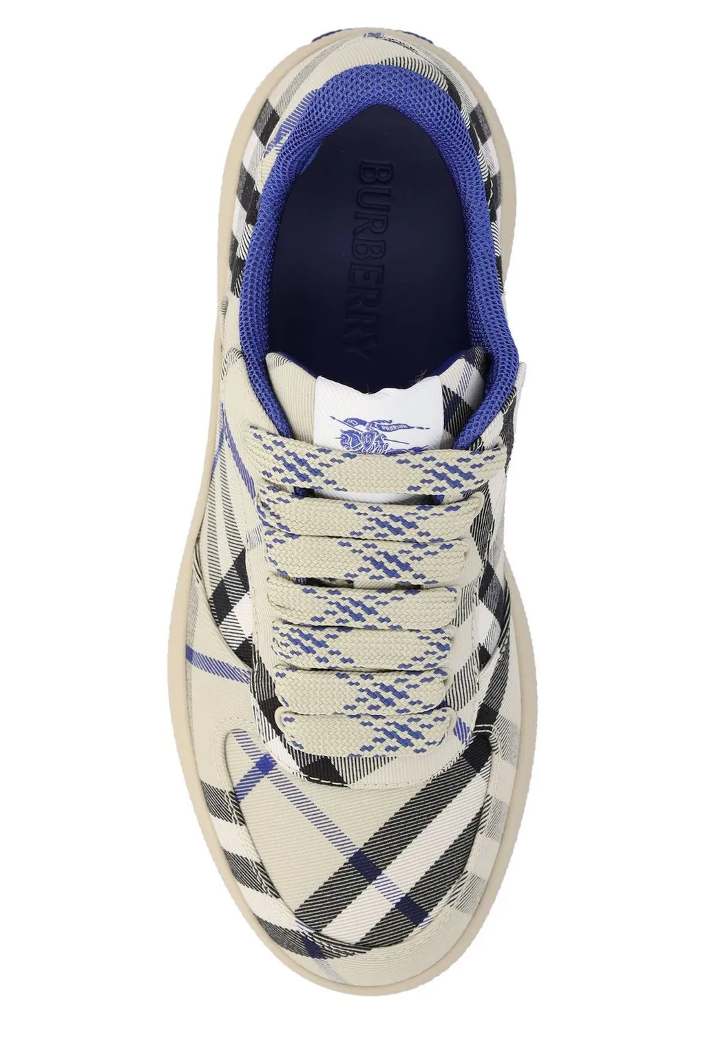 Terrace Checked Lace-Up Sneakers
