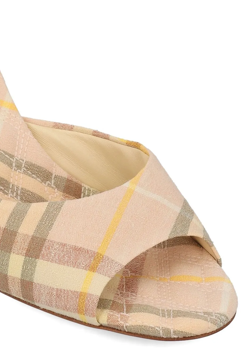 Mews Checked Slip-On Mules