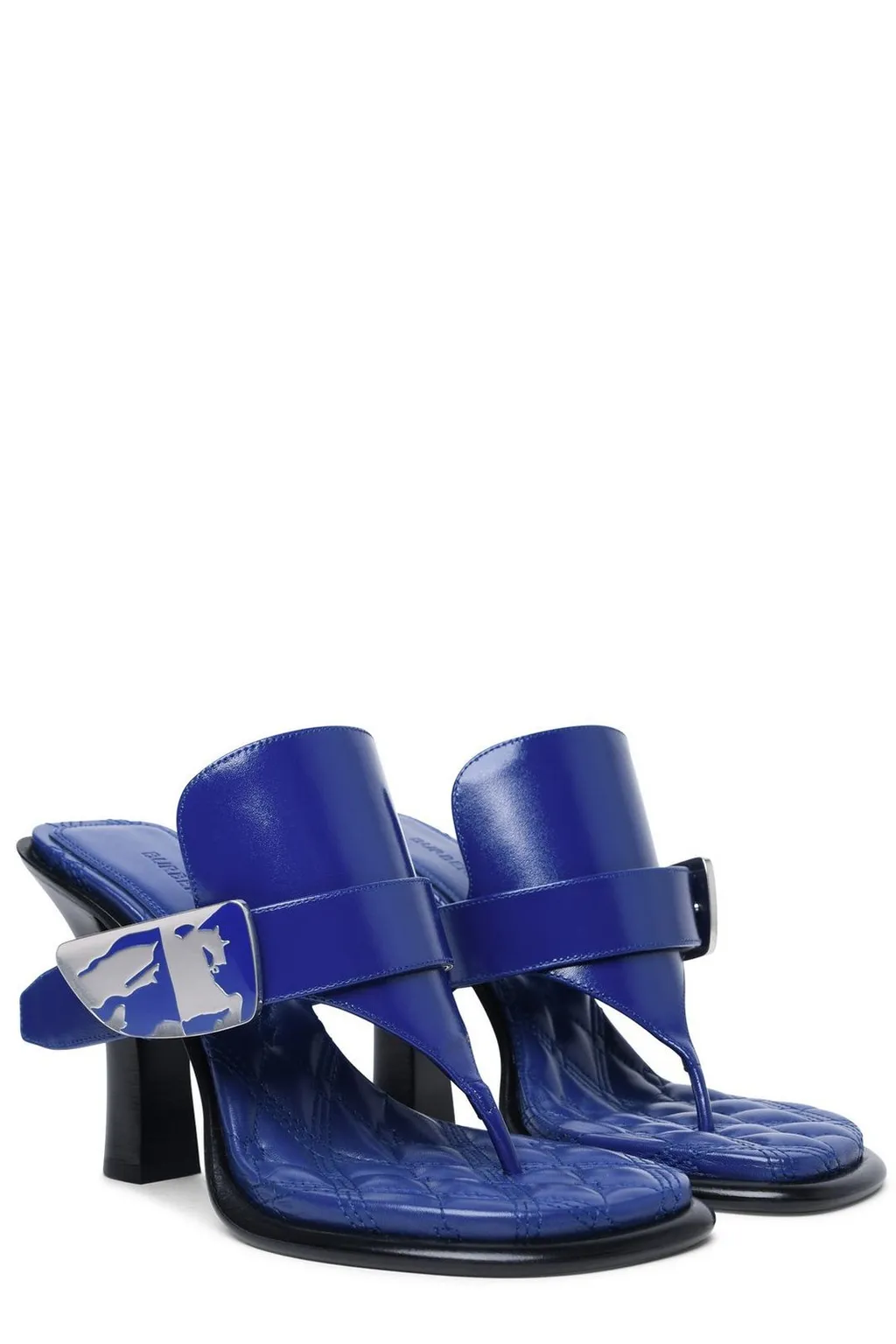 Bay Equestrian Knight Motif Sandals