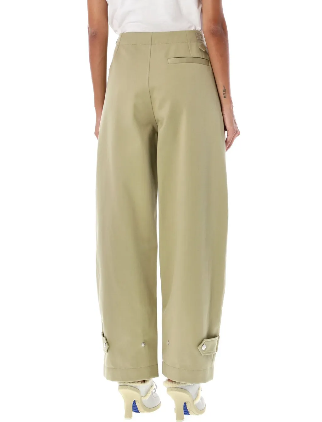 Straight-Leg Buckle-Waist Trousers