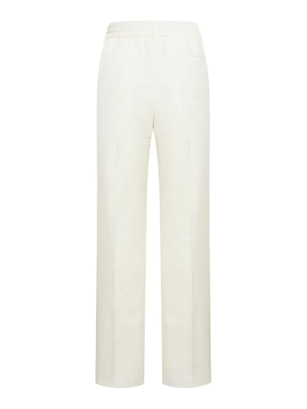 Tapered-Leg Tailored Trousers