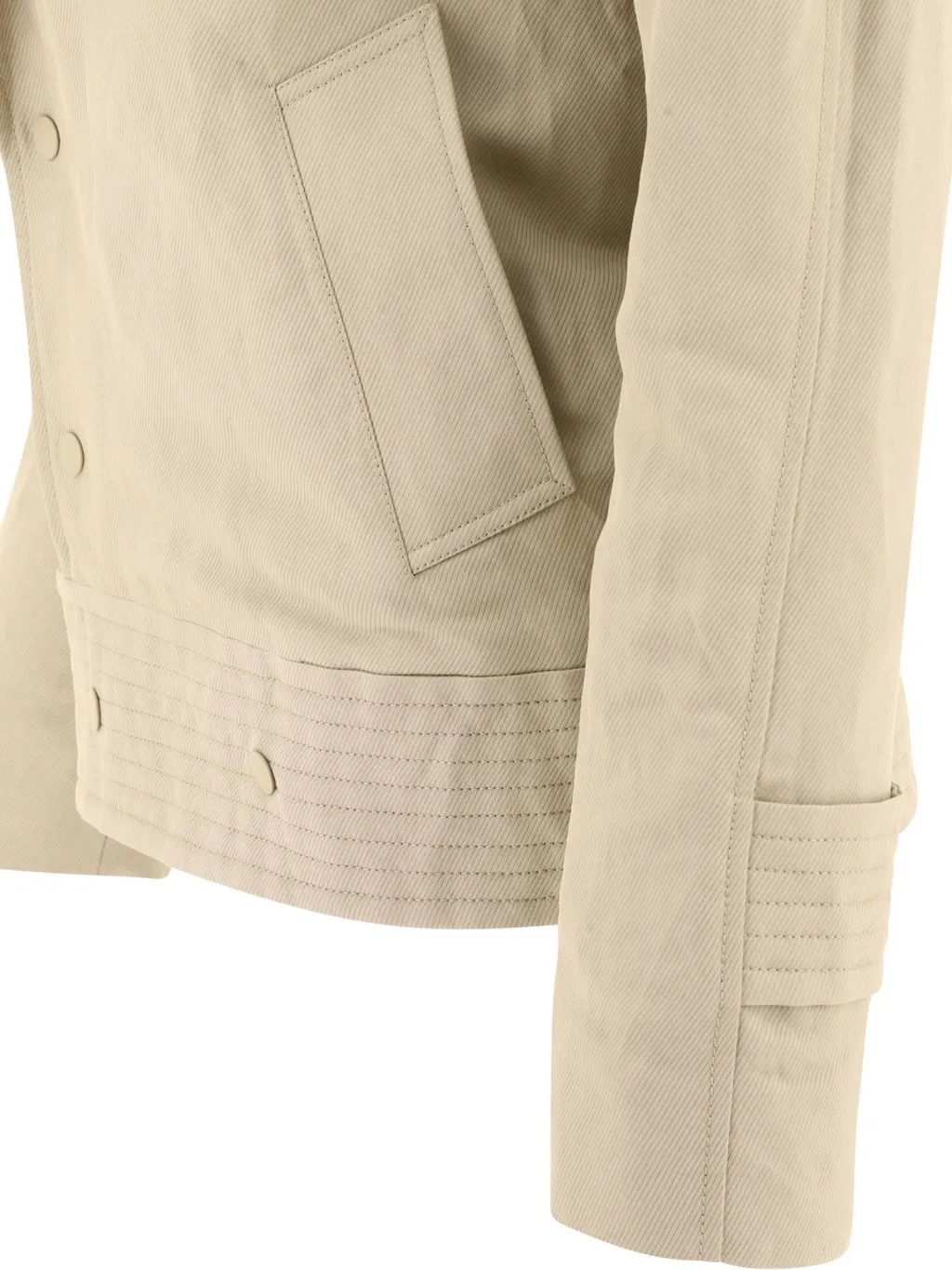 Double-Breasted Trench Jacket