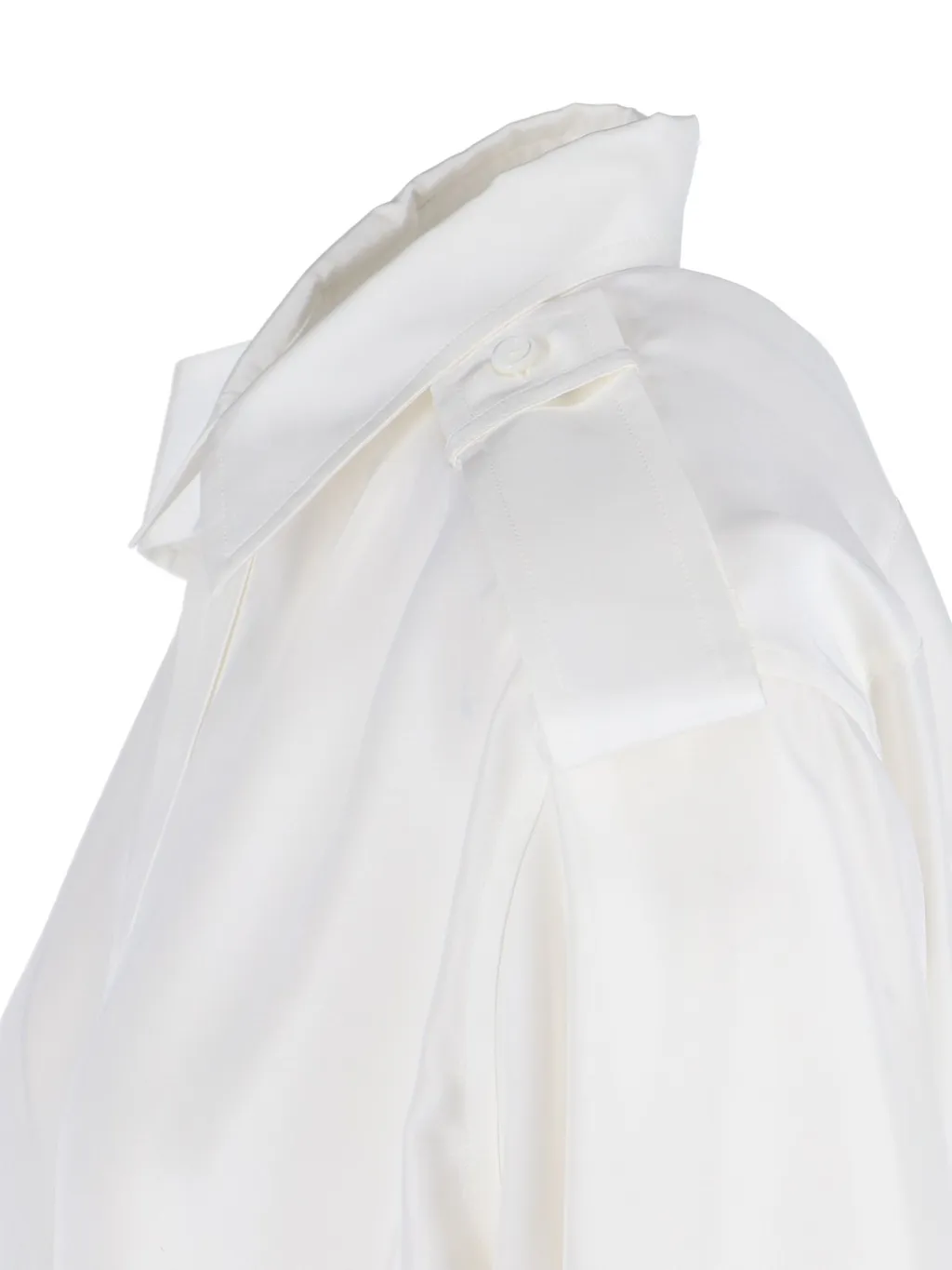 Long-Sleeved Concealed Fasten Shirt
